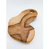 Deska z orzecha włoskiego dł.26cm/szer.11-18cm/wys/2,9cm