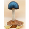 Grzyb wykonanay z akacji, orzecha włoskiego i czarnego dębu szer.17cm/wys.22,5cm/dł.9cm