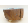 Drewno owocowe dł.9,8cm/szer.9cm/wys.5cm komplet 2szt.