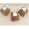 Drewno klejone dł.7,5cm/szer.8,5cm/wys.8,5cm   komplet 3szt.
