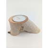 Drewno brzoza dł.11,5cm/szer.4cm/wys.5,4cm