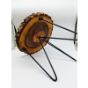 Stolik kawowy z orzecha włoskiego dł.33cm/szer.31cm/wys.33cm
