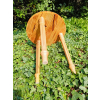 Stolik kawowy plastry drewniane zalewane żywicą epoksydową średnica 38cm/wys.46,5cm