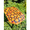 Stolik kawowy, plastry drewniane zalewane żywicą epoksydową dł.39,5cm/szer.30cm/wys.48,5cm