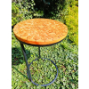Stolik kawowy plastry drewniane zalewane żywicą epoksydową średnica 40cm/wys.61cm