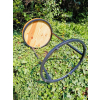 Stolik kawowy plastry drewniane zalewane żywicą epoksydową średnica 40cm/wys.61cm