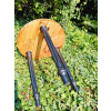 Stolik kawowy plastry drewniane zalewane żywicą epoksydową średnica 37,5cm/wys.42,5cm
