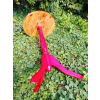 Stolik kawowy plastry drewniane zalewane żywicą epoksydową średnica 37,5cm/wys.67cm