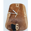 Zegar tekowy dł.23cm/szer.15,5cm/wys.2,8cm