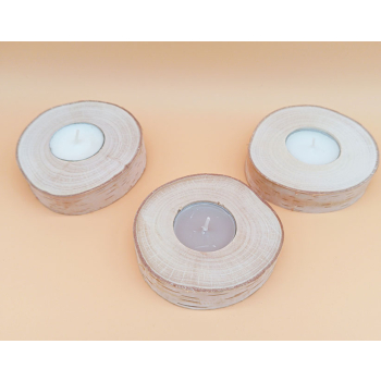 Brzoza dł.9,5cm/szer.9cm/wys.2,5cm komplet 3szt.