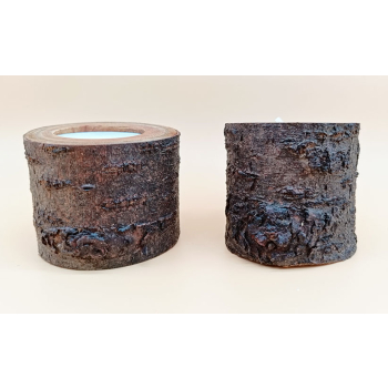 Drewno owocowe dł.6,5cm/wys.5,3cm komplet 2szt.