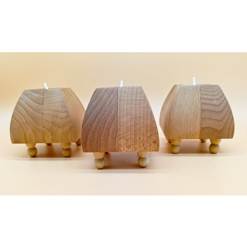 Drewno klejone dł.7,5cm/szer.8,5cm/wys.8,5cm   komplet 3szt.
