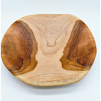 Misa tekowa dł.30/szer.26cm/wys.5,5cm
