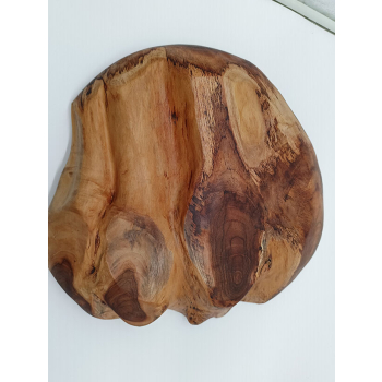 Misa tekowa dł.36,5/szer.22/35cm/wys.6,5cm