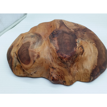 Misa tekowa dł.36,5/szer.22/35cm/wys.6,5cm