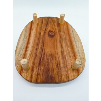 Drewno tekowe dł.33cm/szer.25cm/wys.7,3cm