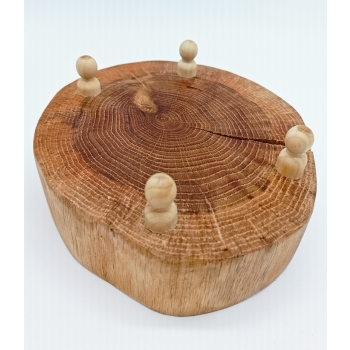 Plaster dębu dł.18cm/wys.7,7cm