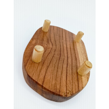 Drewno tekowe dł.17cm/szer.11cm/wys.4,3cm