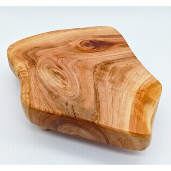 Patera-podstawka. Drewno owocowe szer.27cm/wys6,3cm/dł.20cm