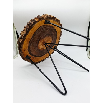 Stolik kawowy z orzecha włoskiego dł.33cm/szer.31cm/wys.33cm