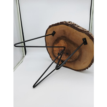 Stolik kawowy drewno orech włoski dł.36,5cm / szer.31,5cm / wys.35cm