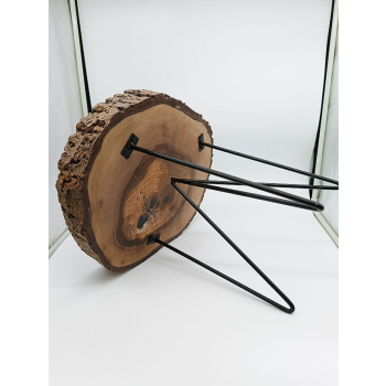 Stolik kawowy drewno orech włoski dł.36,5cm / szer.31,5cm / wys.35cm