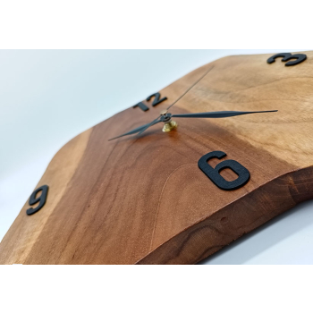Zegar tekowy dł.29cm/szer.22cm/wys.2,7cm