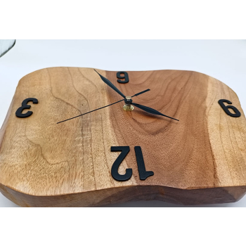 Zegar tekowy dł.29cm/szer.22cm/wys.2,7cm