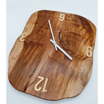 Zegar tekowy dł.34cm/szer.26cm/wys.1,7cm